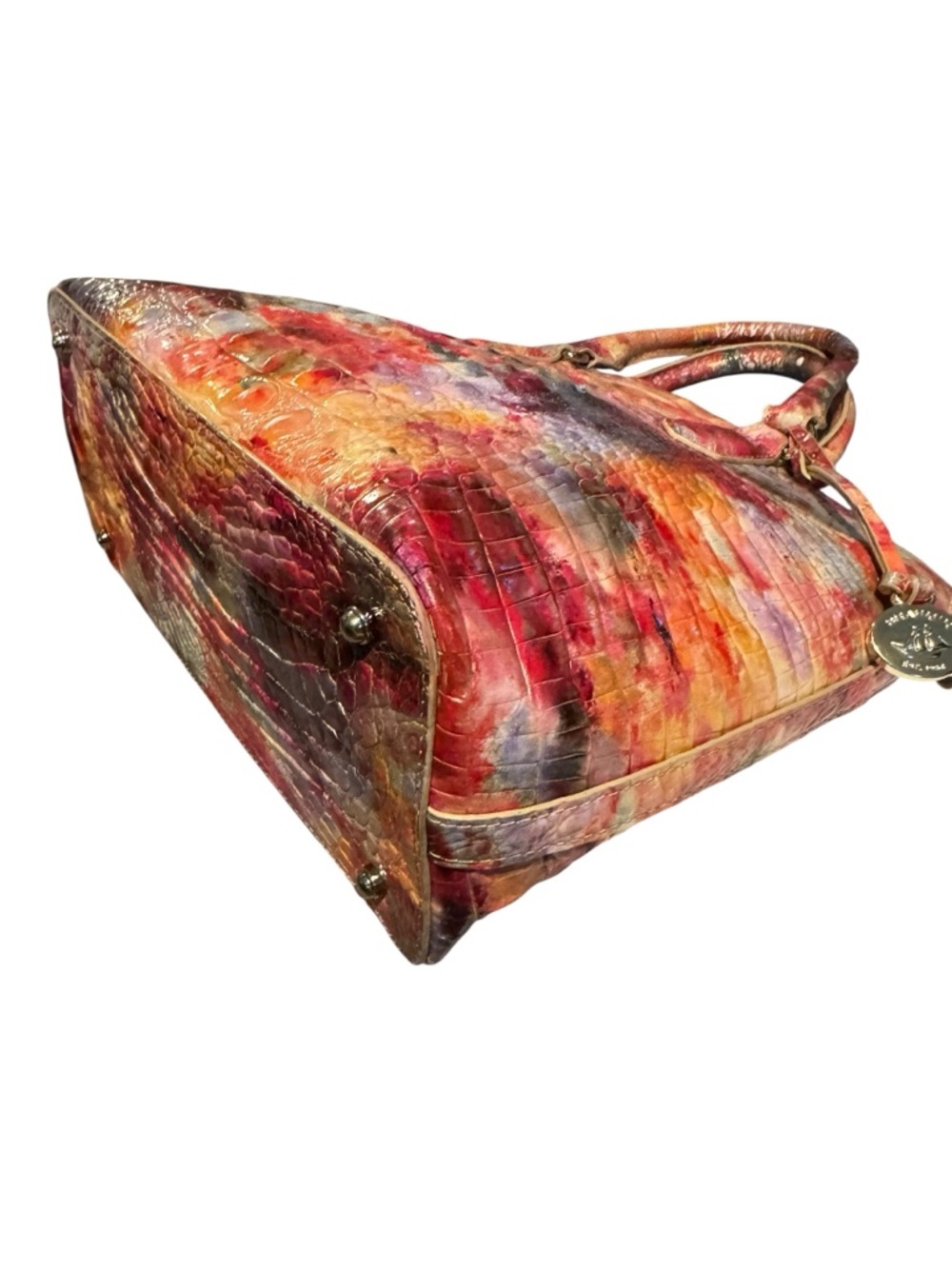 Brahmin Melbourne Duxbury Satchel in Candy - Picture 9 of 14